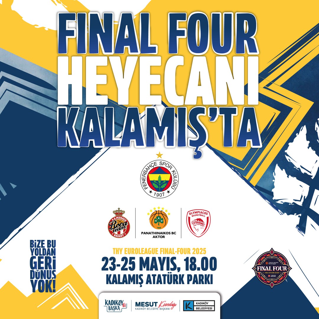 Final Four Coşkusu Kalamış’ta